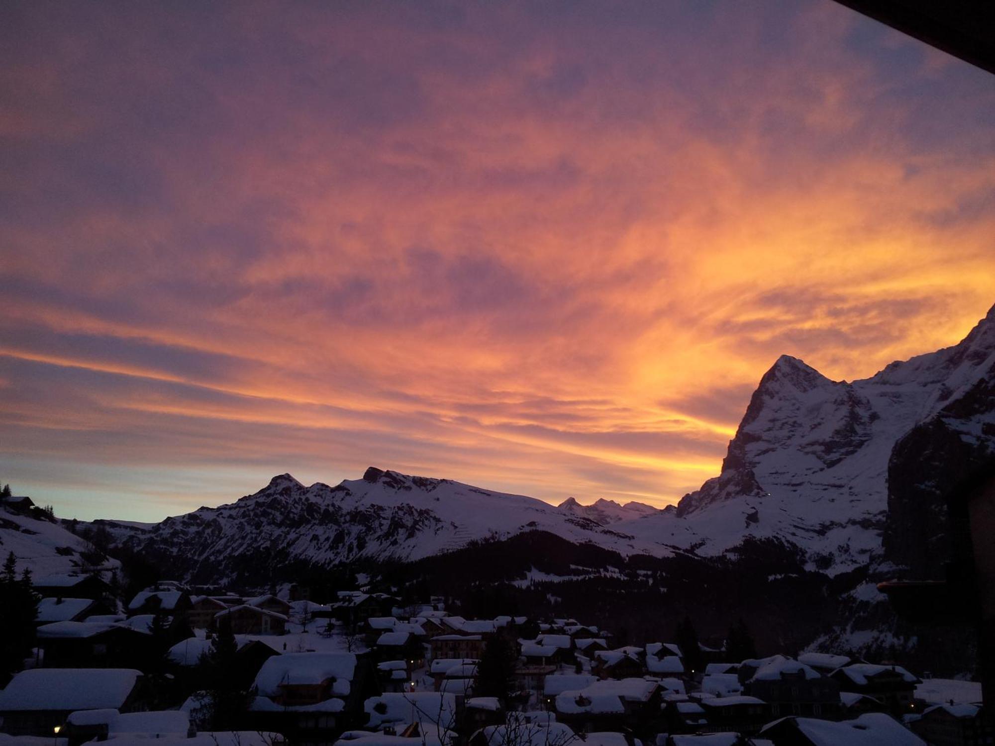 Chalet Schoenbuehl Mürren Buitenkant foto