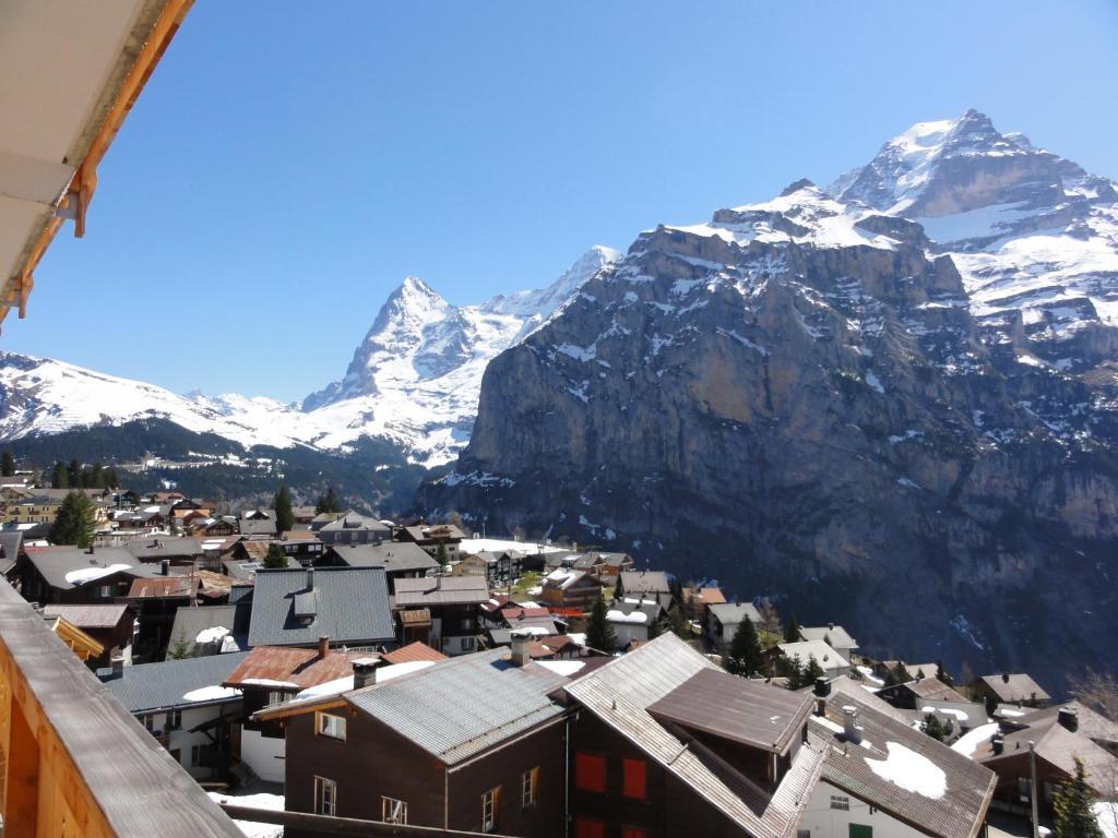 Chalet Schoenbuehl Mürren Buitenkant foto