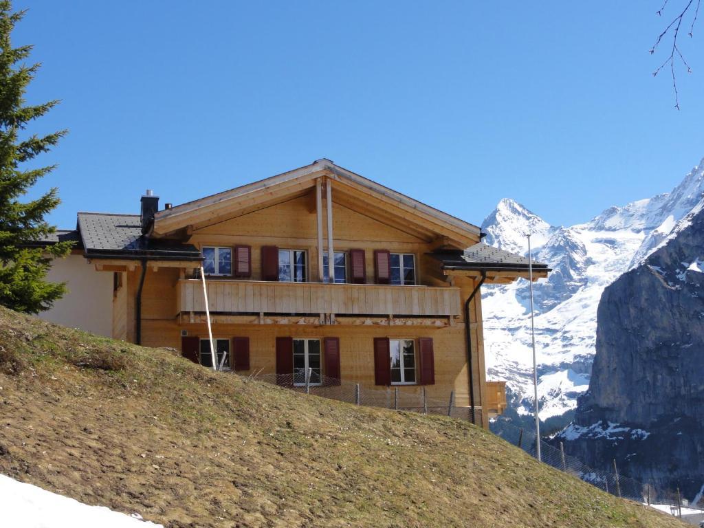 Chalet Schoenbuehl Mürren Buitenkant foto